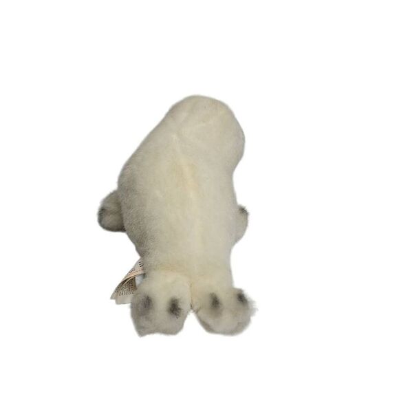 K And M International Inc. Kid's White Baby Seal Stuffed Animal Toy - Picture 13 of 14